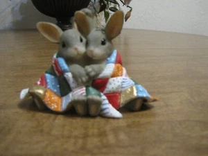 CHARMING TAILS YOU'RE MY SNUGGLE BUNNY FIGURINE - Picture 1 of 2