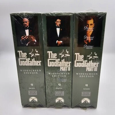 25th Anniversary The Godfather Collection: Parts 1, 2, and 3 on VHS (Tear) - Image 1 of 4