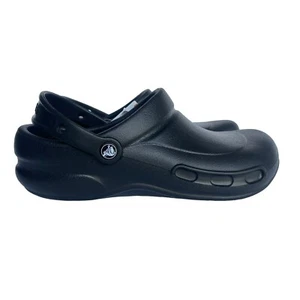Crocs Unisex Adult Bistro Clog Slip Resistant Work Shoes Black12 Women 10 Men US - Picture 1 of 6