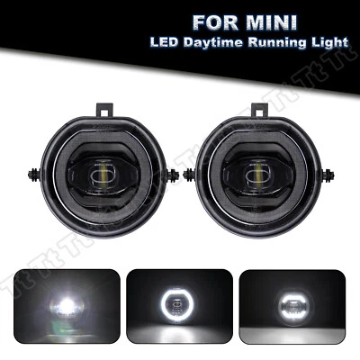 3-In-1 Halo LED DRL Lights Driving Fog Lamp For 2014-up Mini Cooper F54 F55 F56  - Image 1 of 4