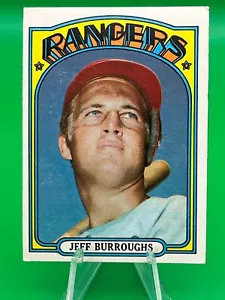 1972 Topps Baseball #191 Jeff Burroughs Texas Rangers RC - EX - Picture 1 of 2