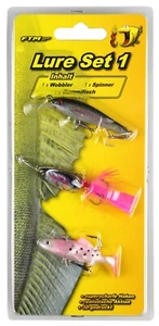 FTM Kunstköder Set Nr 1 Spinner Gummifisch Wobbler 3teilig Hecht Barsch Zander - Bild 1 von 2