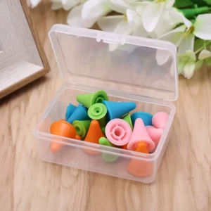 20Pcs Cone Knitting Needles Cap Tips Point Protectors Stoppers Covers for Knit C - Picture 1 of 6