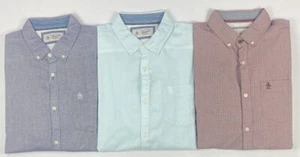 Men's Penguin by Munsingwear Textured Design Button-Up Long Sleeve Shirt - Picture 1 of 7