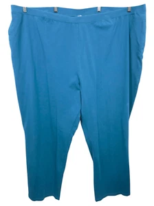 Liz & Me Catherines Übergröße 30 W 32 W Hose 4X blau Pull On Stretch Gummizug 1670 - Bild 1 von 10