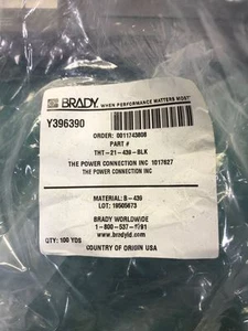 BRADY Y396390 THT-21-439-BLK - Foto 1 di 3