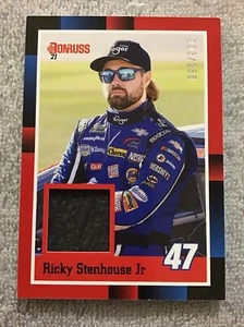2021 Donruss RICKY STENHOUSE JR #47 Kroger RED Retro 88 Materials Relic #/250 - Bild 1 von 3