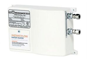 Chronomite Instant-Flow SR40/240 Tankless Hot Water Heater. 40 Amp. 240 Volt.