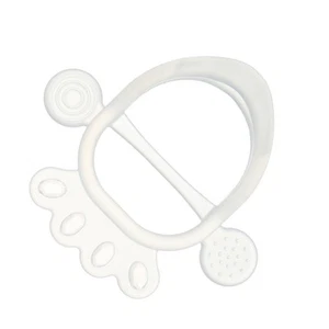 (Clear)Baby Teething Toys Silicone Teethers Mitten Teethers Chew Toys Part - Picture 1 of 12