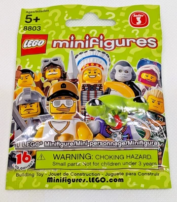 LEGO 8803 Collectible Minifigures Series 3 - Samurai Warrior - SEALED - Image 1 of 3