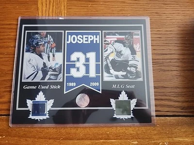 Curtis Joseph Toronto Maple Leafs Juego Usado Palo / Pieza de Historia Imagen... Foto 1 de 2