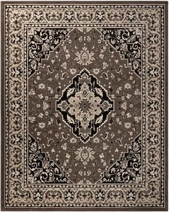 Indoor Area Rug, Plush Carpet Cover, Traditional Oriental Medallion, Perfect ... - Picture 1 of 5