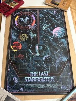 Póster THE LAST STARFIGHTER KILLIAN ENG Variante Serigrafía Estilo Mondo 24x36 Foto 1 de 4