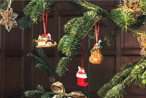 Villeroy & Boch NOSTALGIC ORNAMENTS GIFTS, SET OF 3 ~ NEW IN BOX - Picture 1 of 3