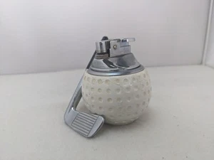 Vintage Golf Ball And Club Novelty Table Lighter Japan Sports 2 3/4" READ - Picture 1 of 7