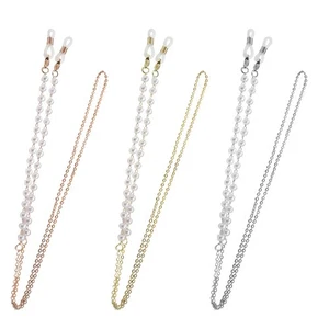 Cadena de gafas de decoración de 3 piezas cadena de gafas de moda - Imagen 1 de 12