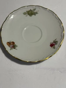 House of Goebel Bavaria W. Alemania 5,5” Platillo Fruta Motivo Borde Dorado Repuesto - Imagen 1 de 3