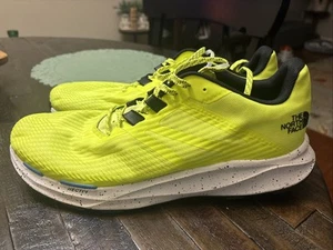 The North Face Vectiv Levitum Trainers Led Yellow Trail Shoes Size 14 Worn Twice - Picture 1 of 7