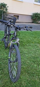 Fahrrad,gebraucht,BTwin ST500,24 Zoll,18 Gänge,Schwarz Grün,mit Dynamo und Licht - Bild 1 von 10