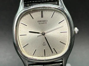 *Excelente +5* Reloj de cuarzo vintage SEIKO 5931-5330 plateado para hombre 32 mm de JAPÓN - Imagen 1 de 11