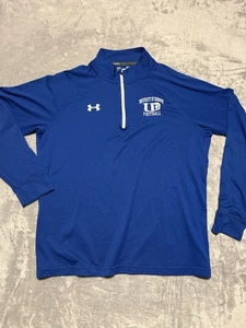 Camisa Under Armour Adulto Grande Azul Pullover 1/4 Cremallera Cold Gear Ncaa dubuque - Imagen 1 de 5