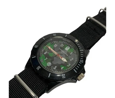 Reloj A BATHING APE Negro Colección BAPE Limitado RARO Novedad Bapex Japón Foto 1 de 3