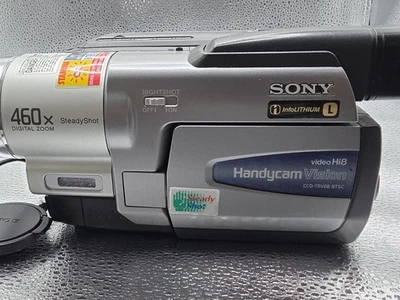 Sony CCD-TRV68 NTSC Video Hi8 Handycam Camcorder w Charger Bundle Tested Working - Image 1 of 4