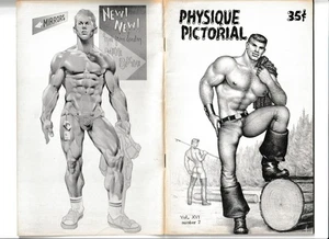 VINTAGE BEEFCAKE MAGAZINE "PHYSIQUE PICTORIAL" - MALE PHYSIQUE &GAY INTEREST - Picture 1 of 5