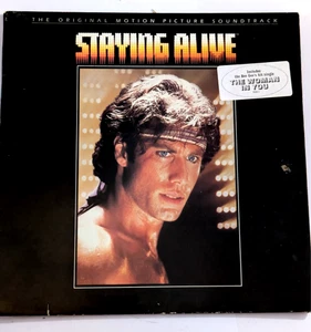 Staying Alive Soundtrack Lp Bee Gees UK Gatefold Vg/Vg - Picture 1 of 5