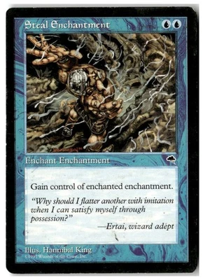 MTG Steal Enchantment - Tempest Heavily Played English - Image 1 of 2