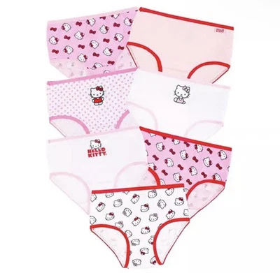 Hello Kitty 7 Pack Big Girls Underwear Size 8 - Image 1 of 4