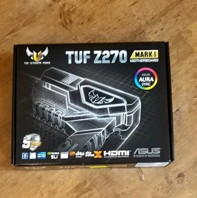 ASUS TUF Z270 MARK 1, ATX Mainboard Sockel LGA1151, mit CPU Intel CORE i5-7600K - Bild 1 von 4