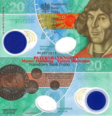 POLEN / POLAND 20 Zlotych 2023 Polymer Im Folder Unc P NEW 63500# ❇️❇️ - Bild 1 von 2