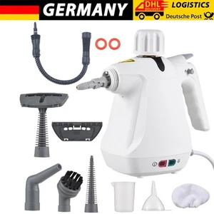 Tragbarer Dampfreiniger 1000W AC220-240V Druck 9 Zubehörteile Schnelle Heizzeit - Bild 1 von 16