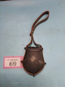 Brass Shot Flask Hunting Interest Vintage shooting item - Picture 1 of 4