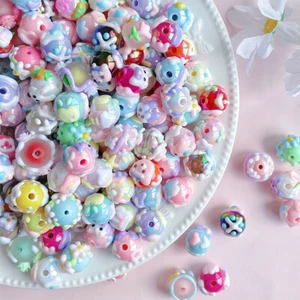 Handmade Bead Jewelry Bracelet Necklace Keychain DIY Material Accessories K - Zdjęcie 1 z 8