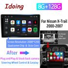 Pour Nissan X-Trail 2000-2007 Android 10.2" Voiture Radio GPS FM Carplay RDS Qualcomm