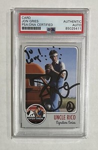 JON GRIES as UNCLE RICO Signed Napoleon Dynamite Autograph Card AUTO PSA/DNA