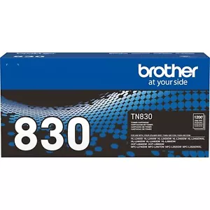 Brother TN830 Standard Yield Black Toner Cartridge print up to 1 200 pages - Picture 1 of 8
