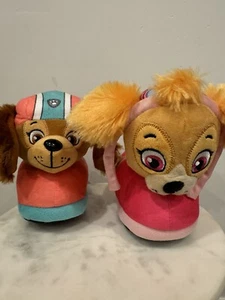 Paw Patrol Kleinkind Mädchen Hausschuhe Größe 7/8 nagelneu mit flauschigen Ohren - Bild 1 von 7