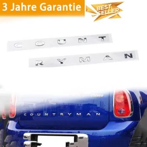 Cromo argento per MINI Cooper Countryman R60 F60 distintivo adesivo emblema badge - Foto 1 di 2