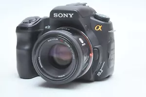 Sony Alpha a200 DSLR Camera W/Minolta 50mm F1.7 Lens Kit - Picture 1 of 4