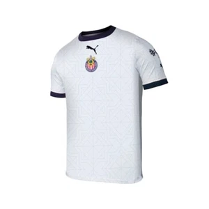 NWT $70 Puma Kids Chivas De Guadalajara WhitSoccer Jersey Youth Size XL (15-16Y) - Picture 1 of 7