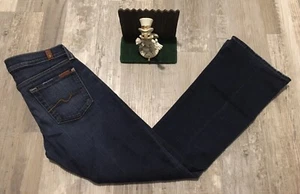 7 for all Mankind Jeans Low Rise Boot cut Jeans Size 26 Minimal Wear - Picture 1 of 10