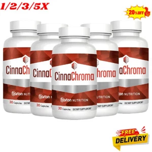 CinnaChroma Integratore di Glicemia - Mantieni l'equilibrio di Glicemia 30Caps NE V4P7 - Foto 1 di 13