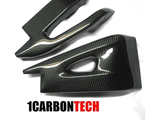 CARBON FIBER SWINGARM COVERS 07-08-09-2010-2012-2013-2014-2021 HONDA CBR 600RR - Picture 1 of 7