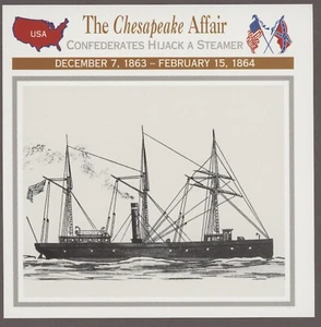 The Chesapeake Affair Atlas Civil War Card Foreign Influences - Bild 1 von 1