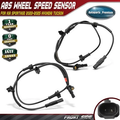 2x Sensor de velocidad de rueda ABS delantero izquierdo y derecho para Kia Sportage Hyundai Tucson Foto 1 de 4
