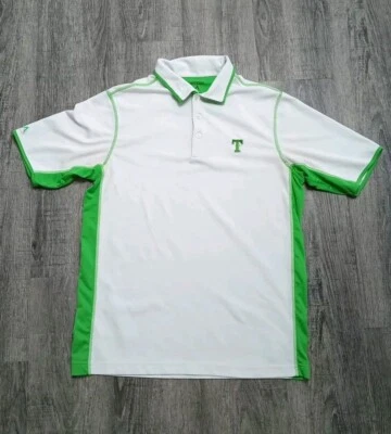 Camisa Polo Texas Rangers Performance Para Hombre Verde Mediana MLB Antiga Desert Dry   Foto 1 de 4
