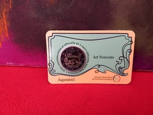 Bélgica, 2023, Art nuveu, moneda de 2 euros, Coincard, tipo A - Imagen 1 de 1